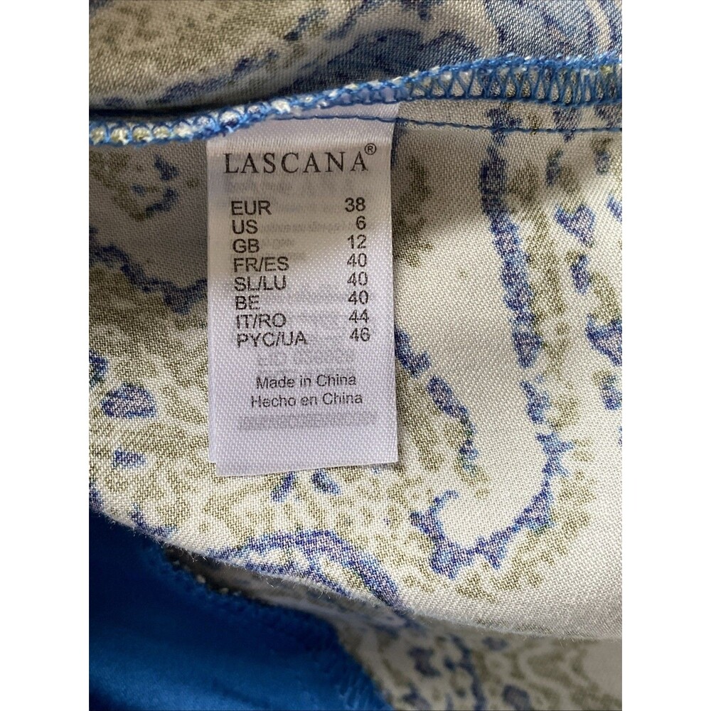 Lascana Boho Coastal Beach Oversized High Low Maxi Dress Women's Size 6 - Picture 9 of 16